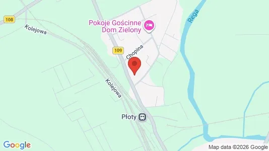 Office spaces for rent i Gryficki - kort over placeringen