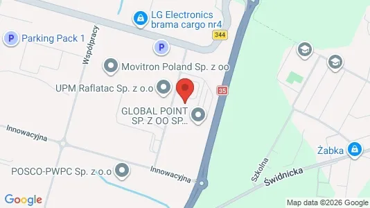 Kantorruimte te huur i Wrocławski - kort over placeringen