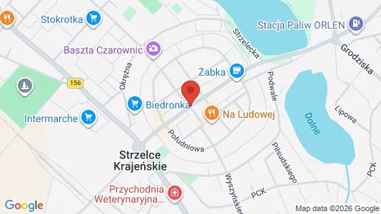 Kontorer til leie i Strzelecko-Drezdenecki - kort over placeringen