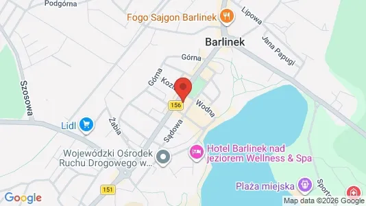 Office spaces for rent i Choszczeński - kort over placeringen