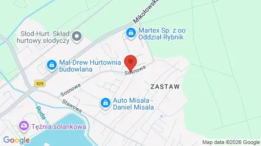Office spaces for rent i Rybnik - kort over placeringen