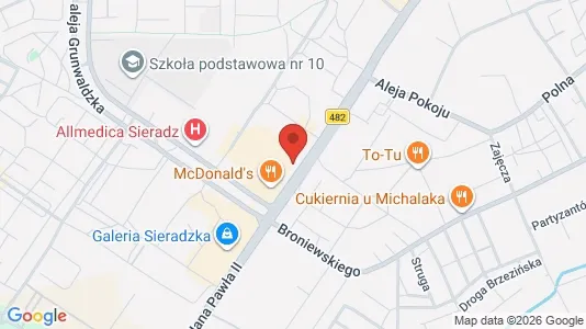 Lokale biurowe Do wynajęcia i Sieradzki - kort over placeringen