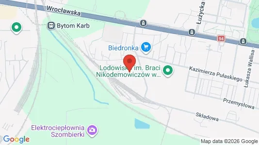 Office spaces for rent i Bytom - kort over placeringen