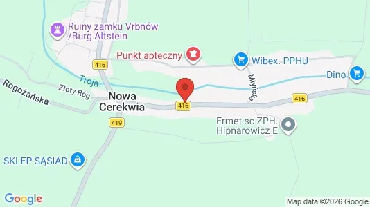 Büros zur Miete i Głubczycki - kort over placeringen