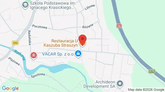 Office spaces for rent i Gdański - kort over placeringen