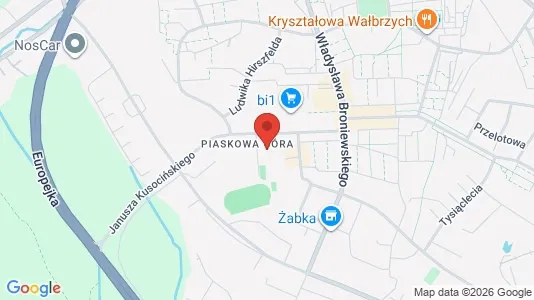 Toimistotilat Vuokrattavana i Wałbrzych - kort over placeringen