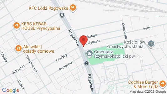 Lokale biurowe Do wynajęcia i Łódź - kort over placeringen
