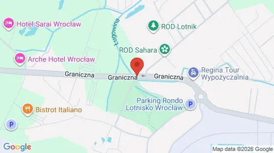 Kontorlokaler til leje i Wrocław - kort over placeringen