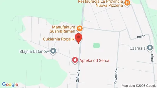 Office spaces for rent i Piaseczyński - kort over placeringen