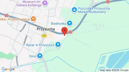 Lokale biurowe Do wynajęcia i Przysuski - kort over placeringen