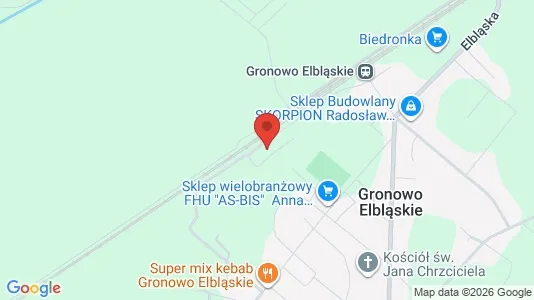 Lokale biurowe Do wynajęcia i Elbląski - kort over placeringen