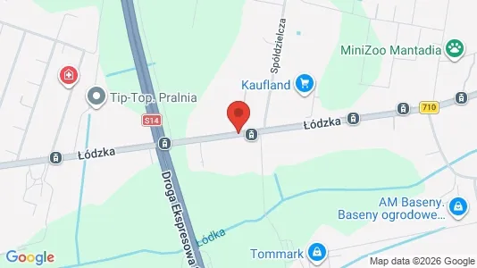 Office spaces for rent i Pabianicki - kort over placeringen