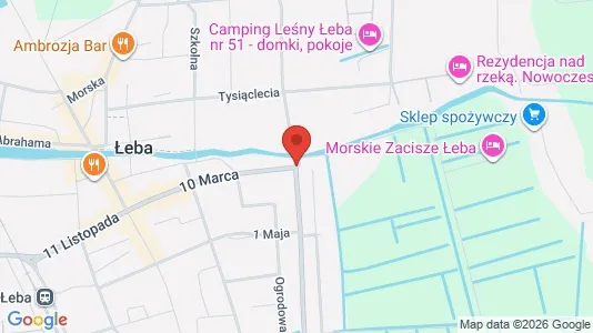 Office spaces for rent i Lęborski - kort over placeringen