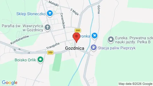 Office spaces for rent i Żagański - kort over placeringen