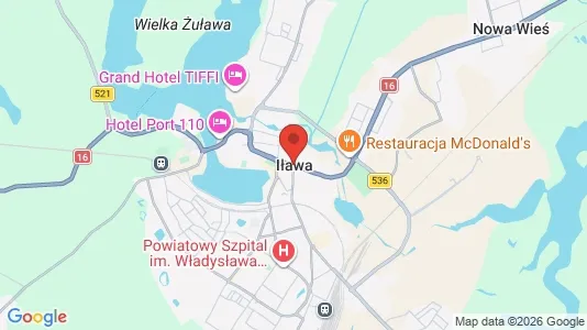 Lokale biurowe Do wynajęcia i Iławski - kort over placeringen