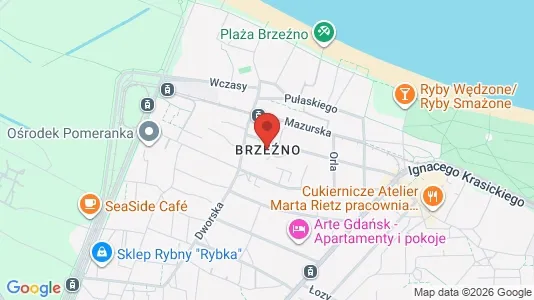 Kontorlokaler til leje i Gdańsk - kort over placeringen