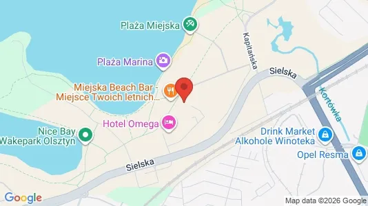 Office spaces for rent i Olsztyn - kort over placeringen