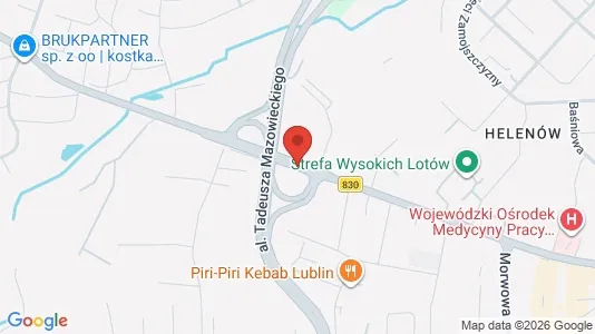 Kantorruimte te huur i Lublin - kort over placeringen