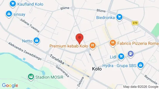 Lokale biurowe Do wynajęcia i Kolski - kort over placeringen