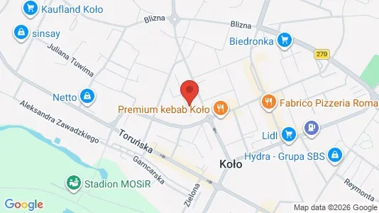 Kontorlokaler til leje i Kolski - kort over placeringen