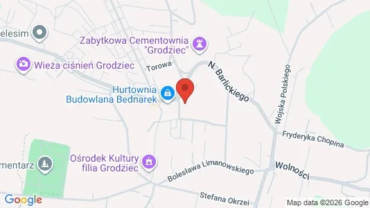 Lokale biurowe Do wynajęcia i Będziński - kort over placeringen