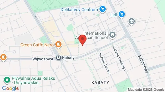 Toimistotilat Vuokrattavana i Varsova Ursynów - kort over placeringen
