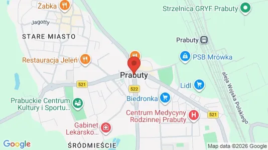 Kontorslokaler för uthyrning i Kwidzyński - kort over placeringen