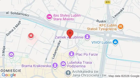 Büros zur Miete i Lublin - kort over placeringen