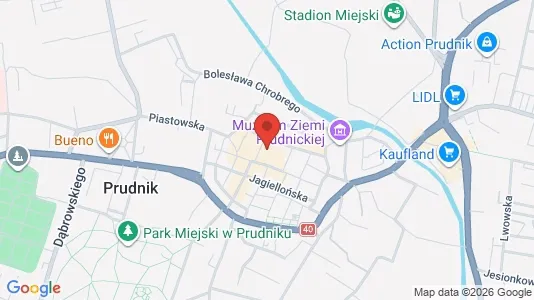 Kantorruimte te huur i Prudnicki - kort over placeringen