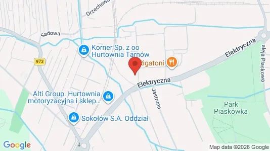 Kontorer til leie i Tarnów - kort over placeringen