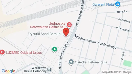 Toimistotilat Vuokrattavana i Varsova Włochy - kort over placeringen