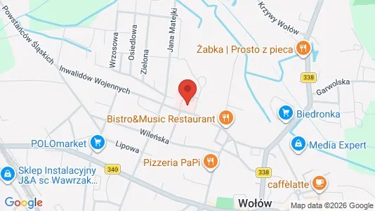 Büros zur Miete i Wołowski - kort over placeringen