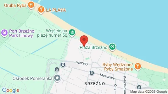 Kontorlokaler til leje i Gdańsk - kort over placeringen