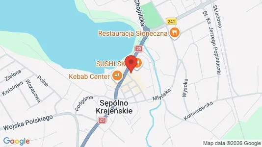 Office spaces for rent i Sępoleński - kort over placeringen