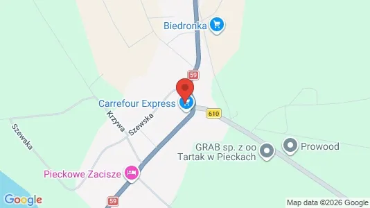 Kantorruimte te huur i Mrągowski - kort over placeringen