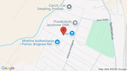 Office spaces for rent i Leszczyński - kort over placeringen