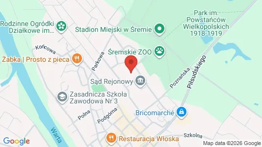 Büros zur Miete i Śremski - kort over placeringen