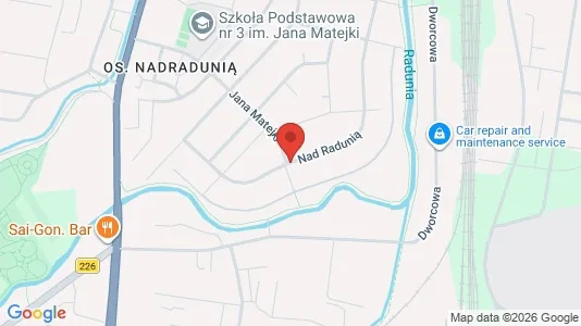 Kontorer til leie i Gdański - kort over placeringen