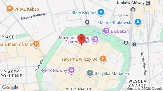 Büros zur Miete i Nowosądecki - kort over placeringen