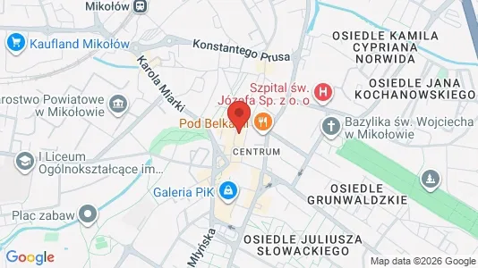 Lokale biurowe Do wynajęcia i Mikołowski - kort over placeringen