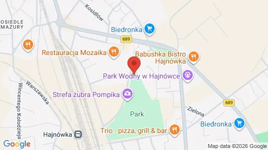 Büros zur Miete i Hajnowski - kort over placeringen