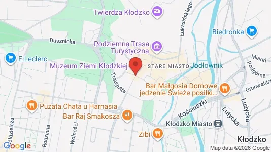 Office spaces for rent i Kłodzki - kort over placeringen
