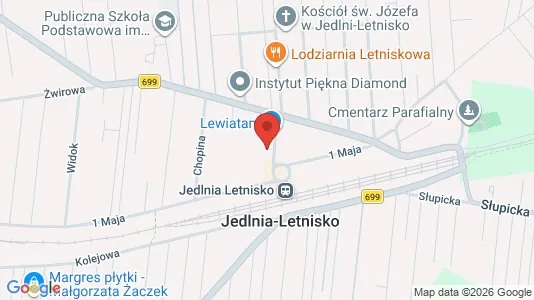 Office spaces for rent i Radomski - kort over placeringen