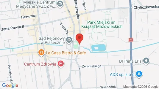 Lokale biurowe Do wynajęcia i Piaseczyński - kort over placeringen