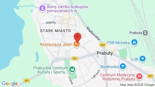 Office spaces for rent i Kwidzyński - kort over placeringen