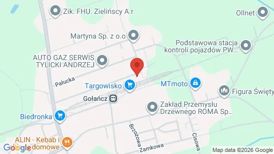 Toimistotilat Vuokrattavana i Wągrowiecki - kort over placeringen