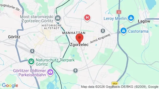Büros zur Miete i Zgorzelecki - kort over placeringen
