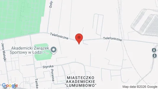Lokale biurowe Do wynajęcia i Łódź - kort over placeringen