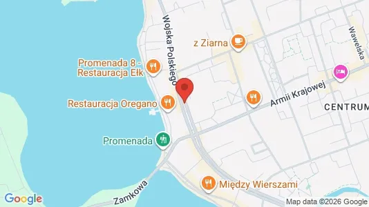 Kantorruimte te huur i Ełcki - kort over placeringen