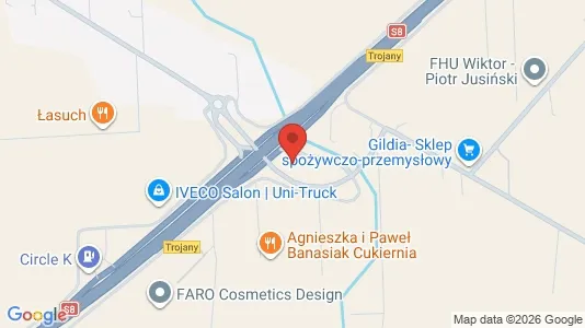 Office spaces for rent i Wołomiński - kort over placeringen
